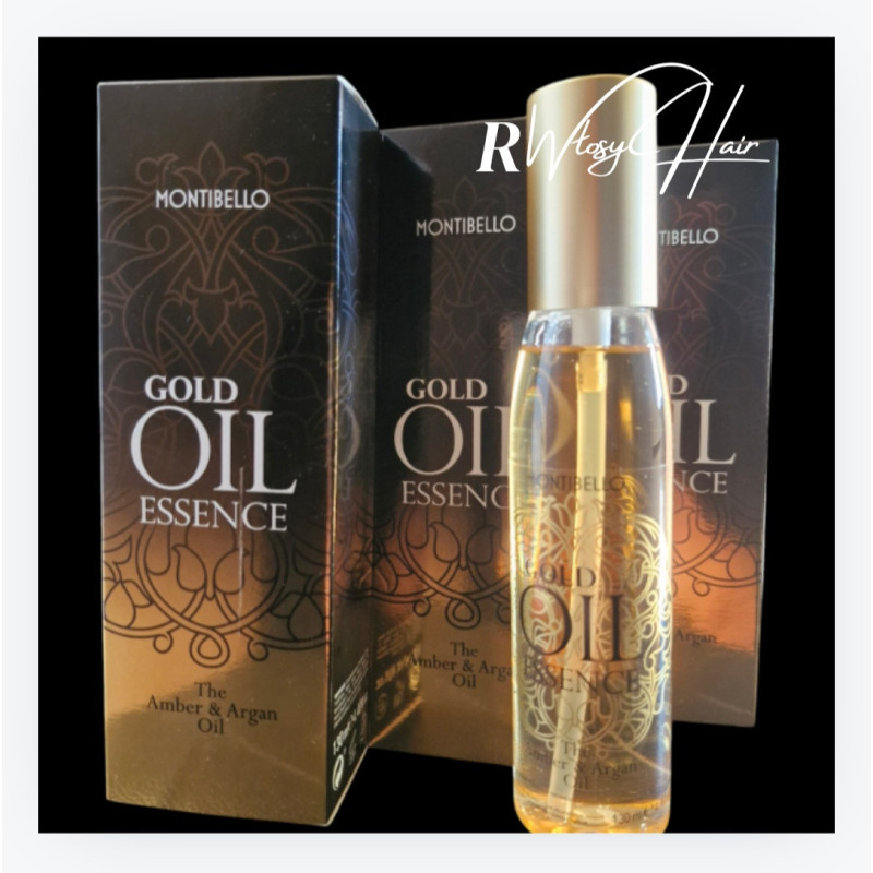Montibello Gold Oil Essence Olejek do Włosów 130ml – Regeneracja, Blask i Odżywienie