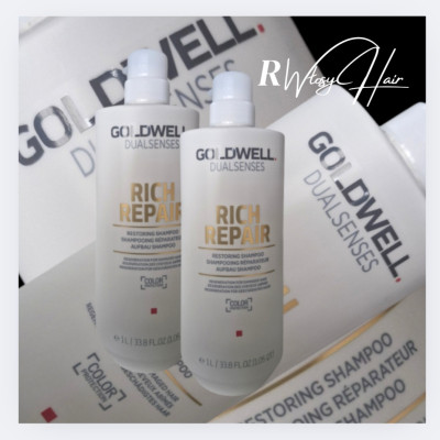 Szampon do Włosów Goldwell Rich Repair 1l – Regeneracja i Odbudowa Zniszczonych Włosów