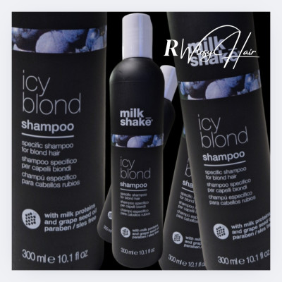 Szampon Milk Shake ICY BLOND 300ml – Chłodzenie blondu i neutralizacja żółtych odcieni
