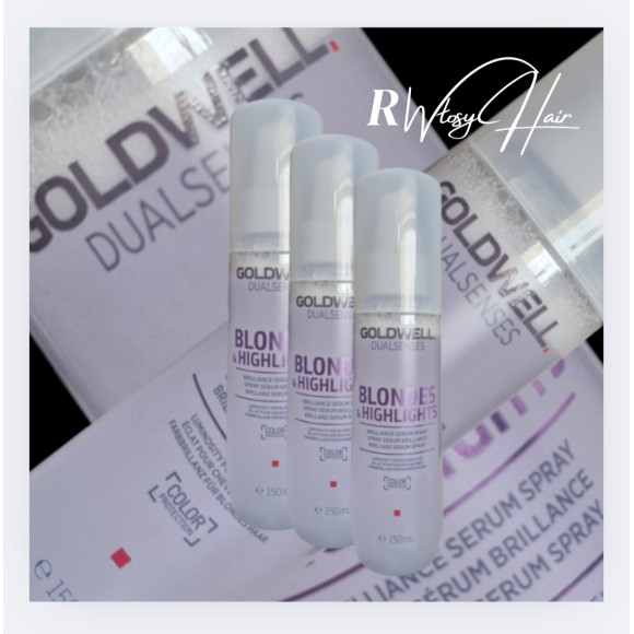 Serum, Spray Goldwell Dualsenses Blondes & Highlights Brilliance – Pielęgnacja dla blondu i pasemek, intensywny blask