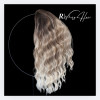 Kitka ombre 60 cm – Popielaty blond z brązem